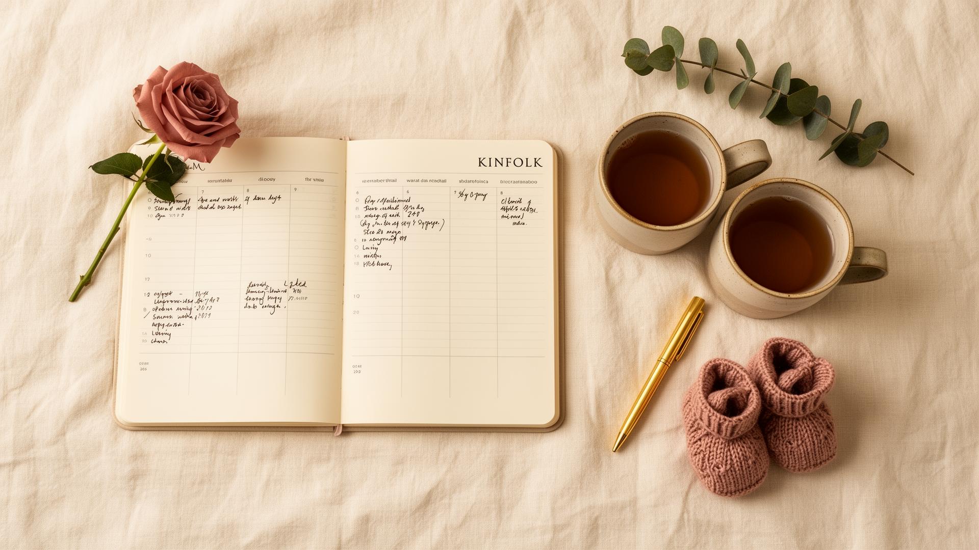 Starting a Family — editorial flat-lay