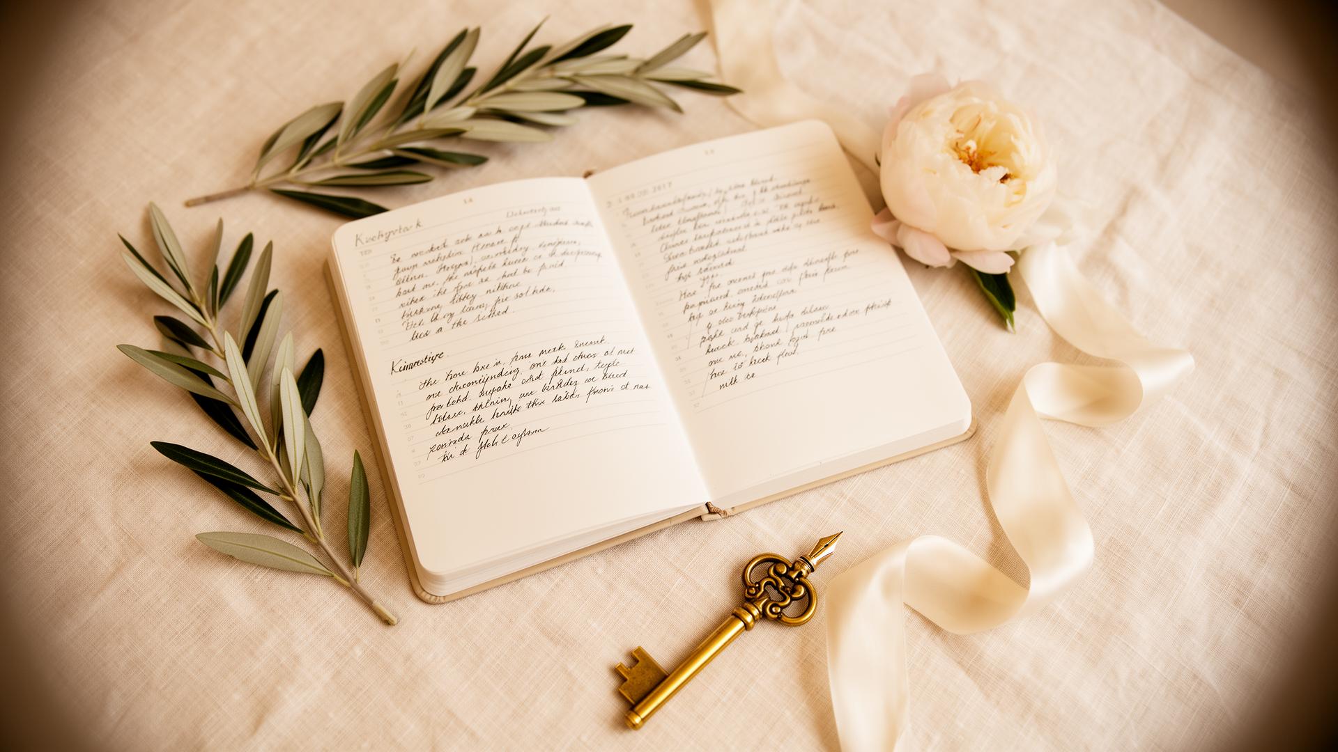 Wedding Planner — editorial flat-lay